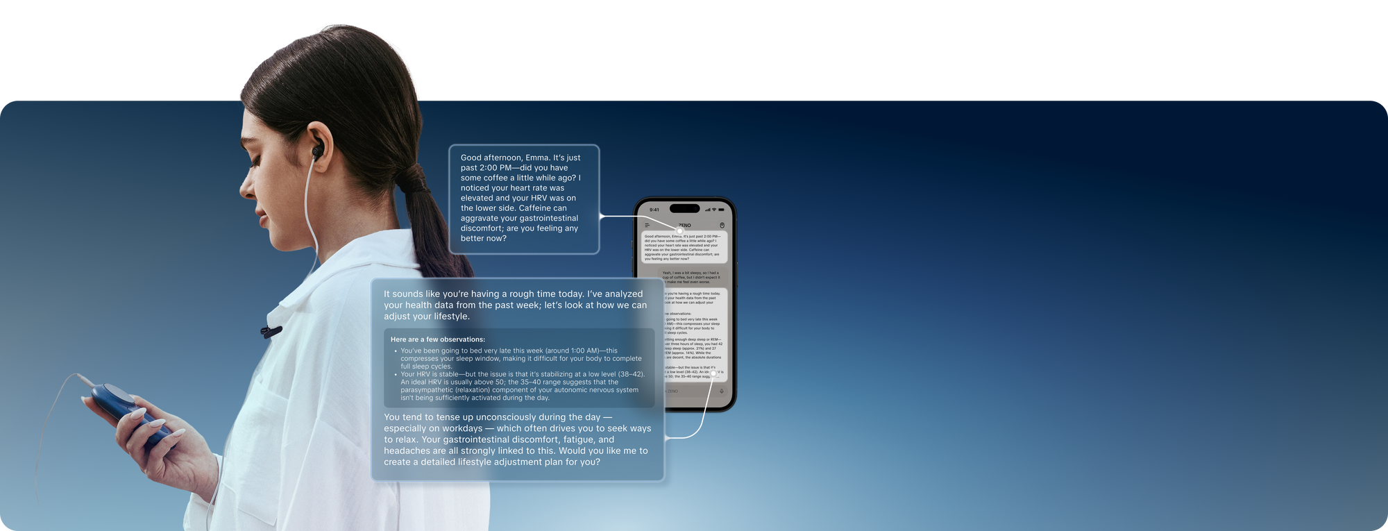 Zeno App Signalübersicht Folie zwei